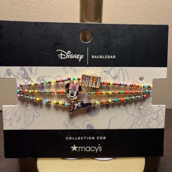 BaubleBar Jewelry - Disney BaubleBar Minnie Mouse Cheer Squad Stretchy Bracelet